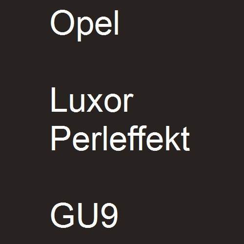 Opel, Luxor Perleffekt, GU9.